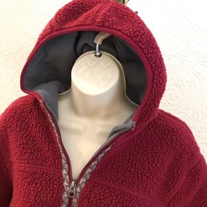 Jacket L L BEAN Sherpa Fleece Zip